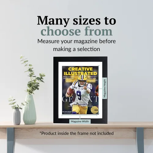 Vista 36 de Creative Picture Frames - Marco de fotos para revistas Sports Illustrated, de 8 x 10.5 pulgadas, adecuado para ediciones de coleccionista