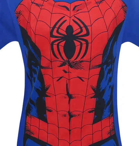 Vista 2 de superherostuff Spider-Man suit-up disfraz de playera para hombre
