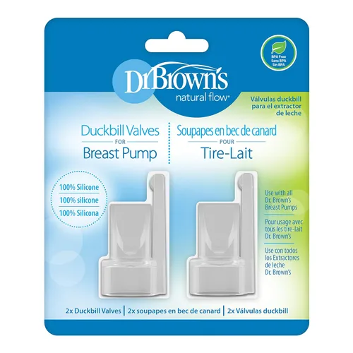 Vista 2 de Dr. Brown's Válvulas de pico de pato para extractor de leche