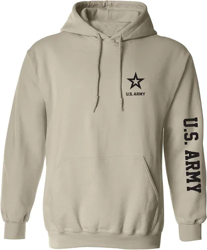 Vista 14 de zerogravitee Sudadera con capucha para adultos con estampado de manga negra del ejérc Verde(Military Green)