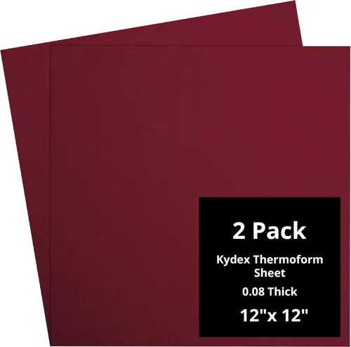 Vista 136 de Kydex Sheets - Solid Color DIY Kit for Crafting Holsters, Sheaths, and Mag Pouches - (8x8, 8x12, 12x12), Premium Thermoform Sheets - Thick, Durable