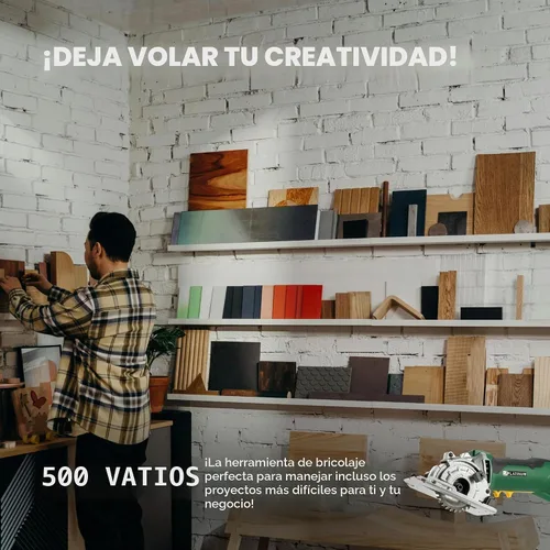 Vista 9 de ROTORAZER SAW Juego de sierras circulares compactas platino – Nuevo modelo para 2026! Extra potente – cortes más profundos. Corte paneles de yeso