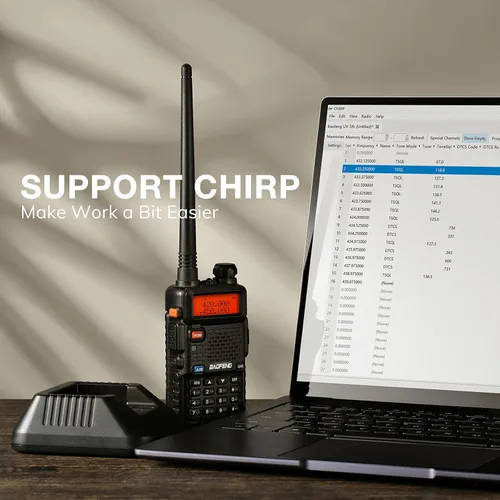 Vista 3 de 【Versión UV-5R compatible con FCC】 BAOFENG GT-5R radio bidireccional de doble banda, radio portátil UHF VHF para aficionados (Ham) para adultos