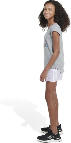 Vista 5 de adidas Pantalón corto de malla para niña de 3 rayas Aeroready Pacer