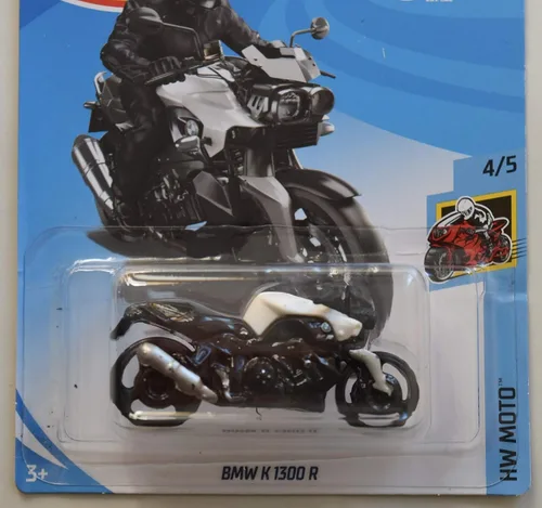 Vista 2 de Hot Wheels 2018 HW Moto BMW K 1300 R (Motorciclo) 356/365, blanco