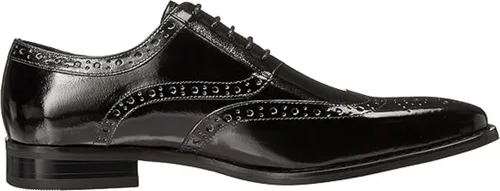 Vista 5 de Zapatos Stacy Adams Tinsley Wingtip Oxford para hombre Negro