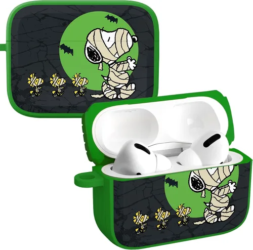 Vista 15 de Affinity Bands Peanuts Halloween HDX - Funda compatible con Apple AirPods Gen 1 y 2 (gran calabaza)