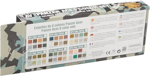 Vista 2 de Vallejo Panzer Aces No #2 - Juego de pintura (0.6 fl oz)