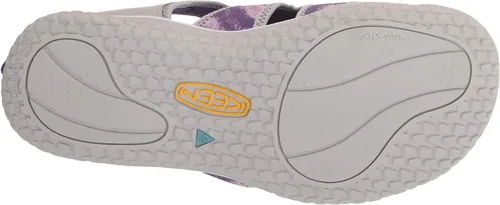 Vista 4 de KEEN Sandalias Stingray para niños, color rojo