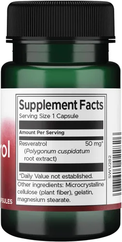Vista 4 de Swanson Resveratrol 50 Antioxidante, 50 mg, 30 Cápsulas