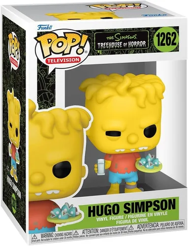 Vista 2 de POP The Simpsons: Treehouse of Horror - Figura de vinilo Funko de Hugo Simpson (Twin Bart), multicolor de 3.75 pulgadas