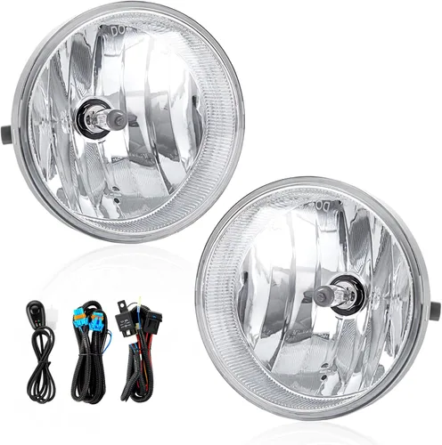 Vista 2 de Lámparas antiniebla de repuesto para Toyota Tacoma 2005-2011, Toyota Tundra 2007-2012, Toyota Solara 2004-2006, compatible con bombillas H10 de 12 V
