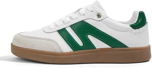 Vista 42 de LUCKY STEP Zapatillas de moda con suela de goma retro para mujer
