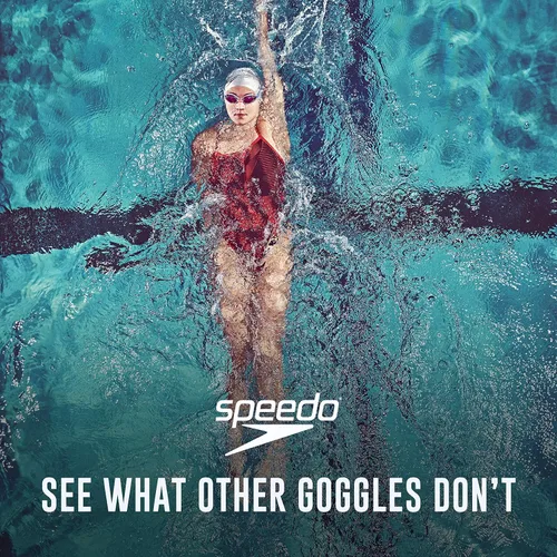 Vista 8 de Speedo unisex-adult Swim Goggles Mirrored Vanquisher