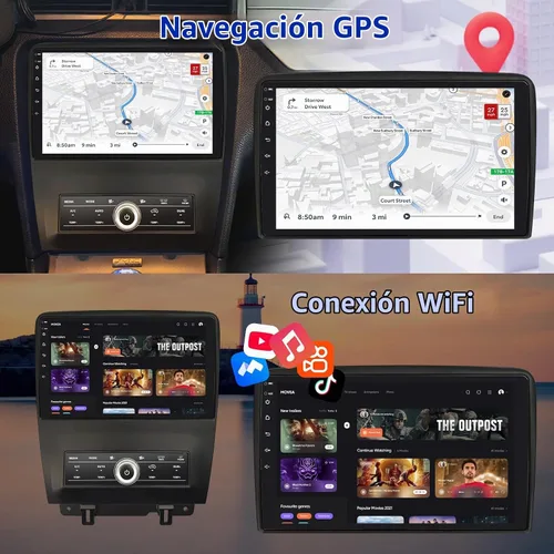 Vista 7 de Radio de coche 2+64G para Ford Mustang 10 pulgadas pantalla táctil 2010 2011 2012 2013 2014 estéreo, inalámbrico Carplay/WiFi/Bluetooth/EQ
