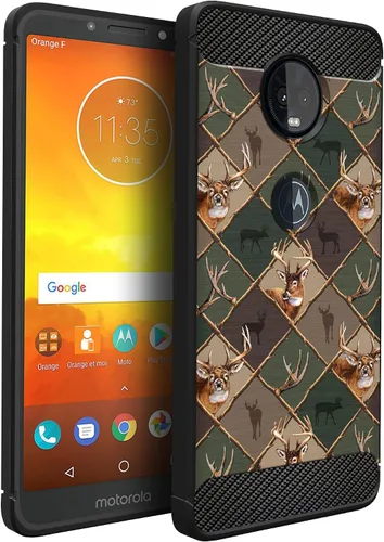 Vista 36 de CasesOnDeck - Funda compatible con Motorola Moto Z4 / Moto Z4 Play, funda de diseño de Moto Z4 Play, delgada, flexible, elegante, protección contra