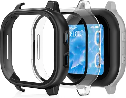 Vista 12 de Paquete de 2 accesorios Gabb Watch 3/3e - Funda protectora con protector de pantalla de vidrio templado integrado y cubierta rígida de policarbonato