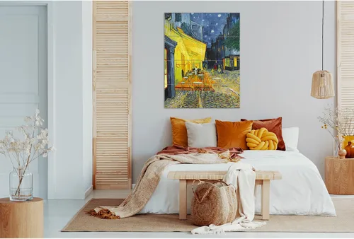 Vista 7 de JBER Paneles acústicos artísticos, paquete de 8 paneles acústicos para decoración de pared con autoadhesivos, paneles de absorción de sonido