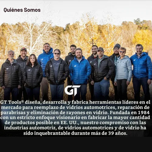 Vista 5 de GT Tools Glass Technology - GT.44 Herramienta de corte de vidrio automotriz - 20 voltios Herramienta de extracción de parabrisas eficiente