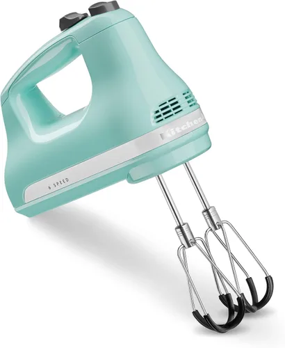 Vista 11 de KitchenAid KHM6118 - Batidora de mano de 6 velocidades con batidores de borde flexible Empire Red