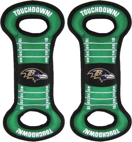 Vista 19 de Juguete para perros de campo de fútbol americano de la NFL con chirriador. - CARDENALES DE ARIZONA - Para tirar, lanzar y buscar. - Juguete