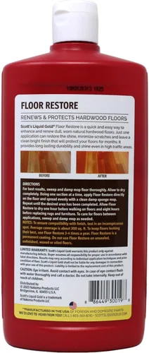 Vista 3 de Scott's Liquid Gold Floor Restore, renueva los pisos de madera dura, paquete de 2