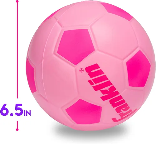 Vista 2 de Franklin Sports Pelota de fútbol de espuma para niños, mini pelota de fútbol juvenil de espuma suave, pelota de fútbol de juguete para interiores