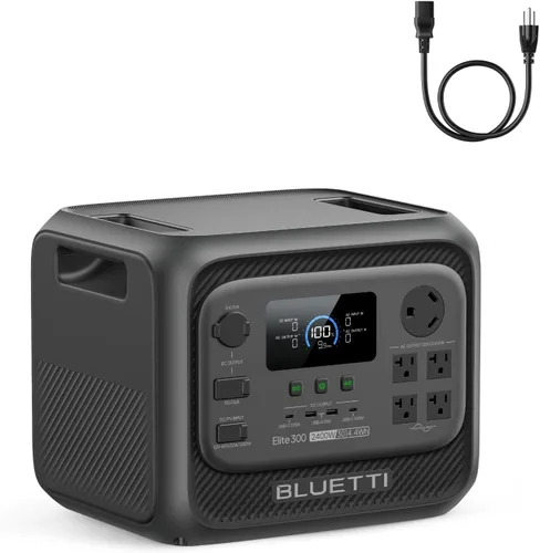 Vista 13 de BLUETTI Generador solar Elite 300 con panel solar de 350W incluido