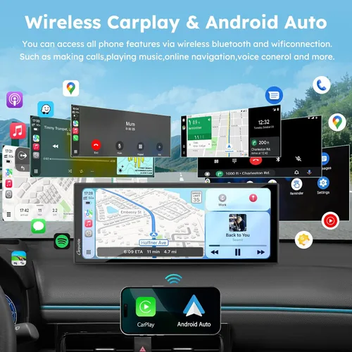 Vista 14 de CARPURIDE W502BS para BMW Moto CarPlay y lectura de datos A-Auto, Maravilla nativa 5" waterproof GPS screen with dual Bluetooth, native data