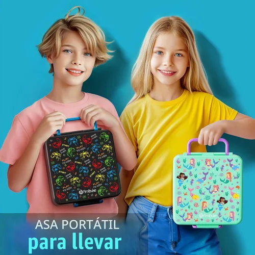 Vista 7 de Fimibuke Juego de lonchera Bento para niños y adultos con tarro de comida aislado de 8 onzas, bolsa de almuerzo y taza de salsa, a prueba de fugas