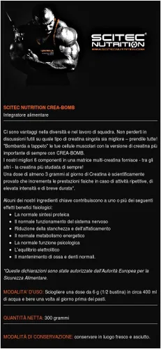 Vista 2 de Scitec Crea-Bomb 25x12g Caja