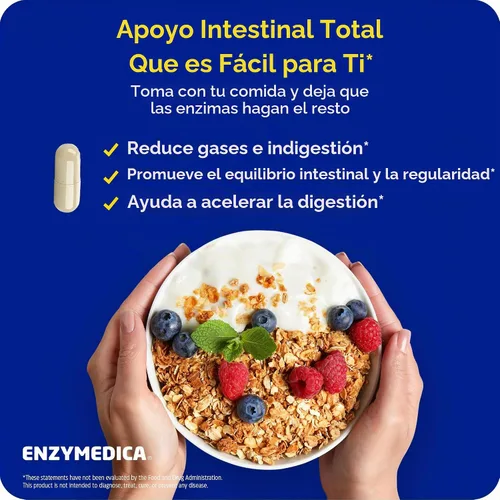 Vista 4 de Enzymedica Digest Basic + Probióticos - 30 Cápsulas Digestive Enzyme Supplement for Women & Men, Enzyme and Probiotic Capsules for Digestion, Gut