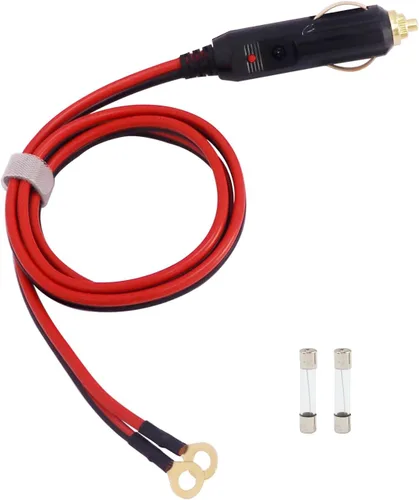 Vista 7 de Paquete de 2 enchufes macho a encendedor de cigarrillos macho de 12 V de alta resistencia, enchufe de repuesto de adaptador de corriente