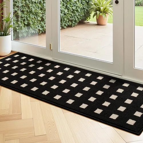 Vista 53 de GRANNY SAYS Tapete para puerta, de 32 x 20 pulgadas, tapete de bienvenida para exteriores, antideslizante, absorbe la suciedad para la entrada