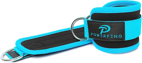 Vista 5 de Máquina de cable de correa de tobillo: accesorios de cable de tobillo para gimnasio, tobillera, correas de tobillo para piernas y glúteos, puños