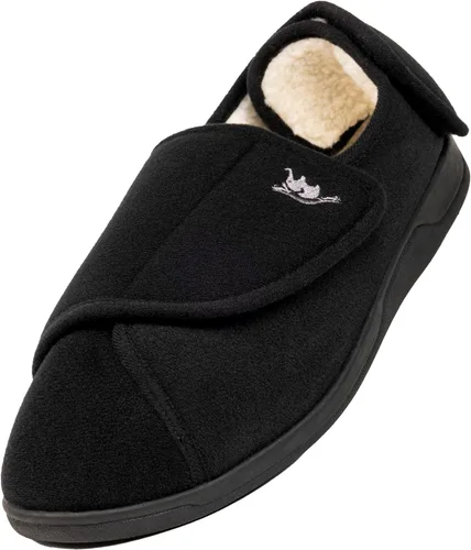 Vista 27 de EuropeanSoftest - Pantuflas clásicas con forro de rizo francés para mujer, con espuma viscoelástica 80-D, transpirables, lavables, para interiores