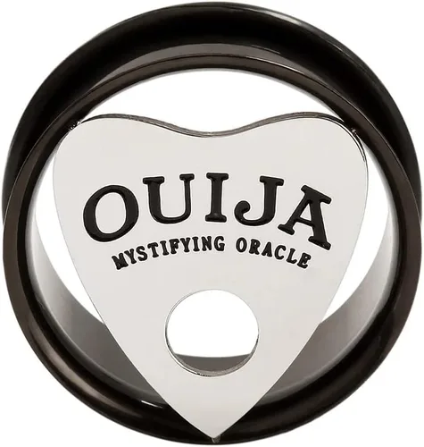 Vista 2 de KUBOOZ OUIJA MYSTIFYING ORACLE - Tapones para los oídos con diseño de túneles de acero inoxidable