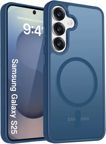 Vista 120 de Funda para teléfono Google Pixel 9 Pro XL, Compatible con Magnético, Protección contra Caídas de Grado Militar Translúcida Mate Resistente a Golpes