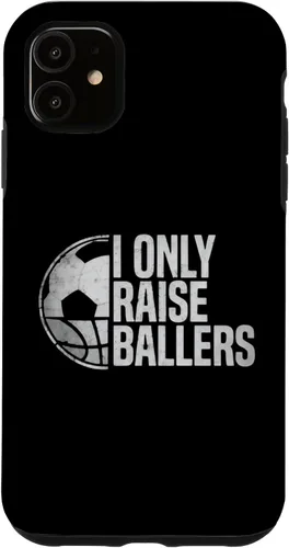 Vista 8 de I Only Raise Ballers Funny Soccer Basketball Parent Case for iPhone 17