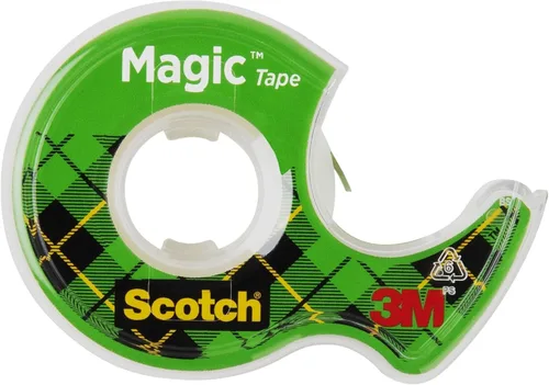 Vista 11 de Scotch Magic Tape, 1 Roll, Numerous Applications, Invisible, Engineered for Repairing, 3/4 x 650 Inches, Dispensered (122)