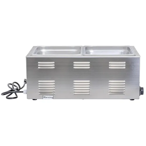 Vista 3 de Adcraft Calentador de alimentos de tamaño completo, 1200 W, en acero inoxidable (FW-1200W)