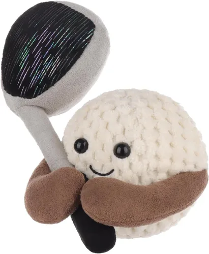 Vista 6 de Albaricoque Cordero Feliz Golf Peluches Animales Suave Lindo Peluche Juguetes para Bebé 5