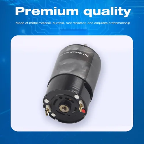 Vista 9 de VGEBY Motor cepillado, 12T/21T/29T/35T Vehículo de control remoto estándar 550, motor cepillado RC de alto bajo ruido, apto para vehículos RC