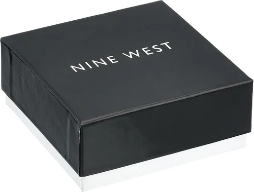 Vista 3 de Nine West "NW encasillarán Gifting de 2Piece Bangle Pulsera, metal común, One Size, Plateado, 60436676-G03