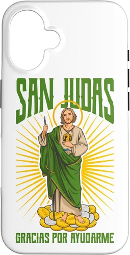 Vista 32 de San Judas Tadeo Gracias por ayudarme - Carcasa para iPhone 17