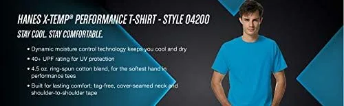 Vista 3 de Hanes Men's 2 Pack X Temp Performance T-Shirt