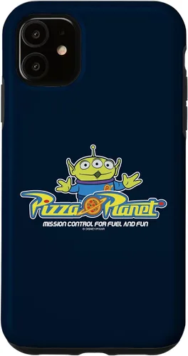 Vista 8 de Funda con logotipo de Disney Pixar Toy Story Alien Pizza Planet para iPhone 16