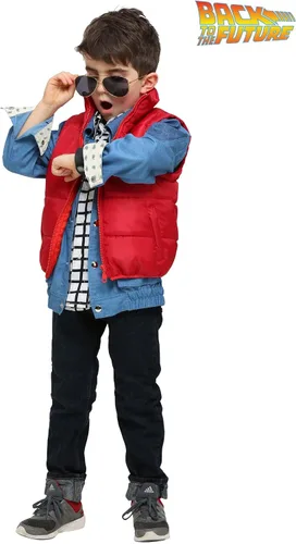 Vista 2 de Disfraz de Marty McFly de Regreso al Futuro para niños pequeños