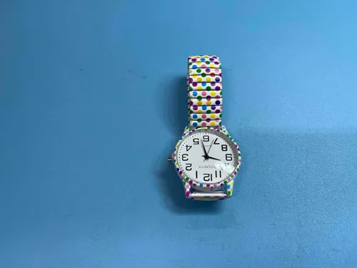 Vista 9 de Lancardo Reloj de banda elástica para mujer Bohemia elástica analógica cuarzo gran número blanco reloj de pulsera fácil de leer cumpleaños Navidad
