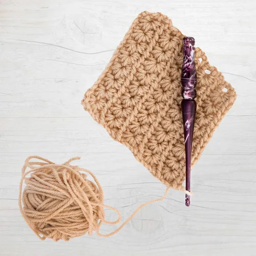 Vista 3 de Divit Shilp Ganchos de ganchillo con mango ergonómico Beta Aguja de tejer hecha a mano de resina de 7 pulgadas, tejido de hilo para manualidades